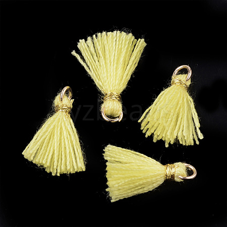 Polycotton(Polyester Cotton) Tassel Pendant Decorations FIND-S281-37-1