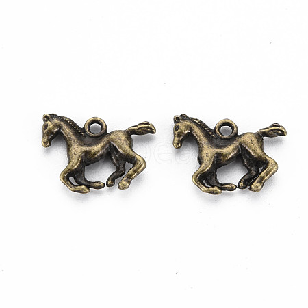 Tibetan Style Alloy Pendants TIBEP-T002-07AB-NR-1