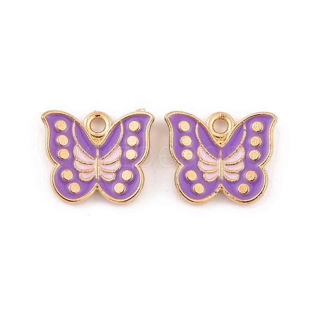 Light Gold Plated Alloy Enamel Pendants FIND-Q100-04KCG-04-1