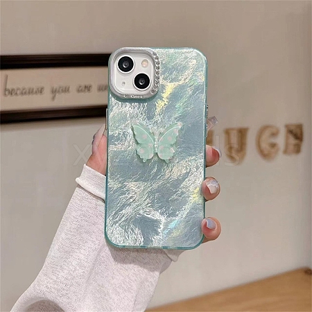 Butterfly Pattern Silicone Mobile Phone Cover PW-WGCC13A-34-1