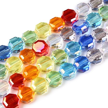 Transparent Glass Beads Strands GLAA-T023-A24-01-1