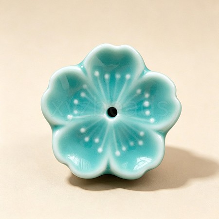 Porcelain Incense Burners DJEW-PW0012-122B-1