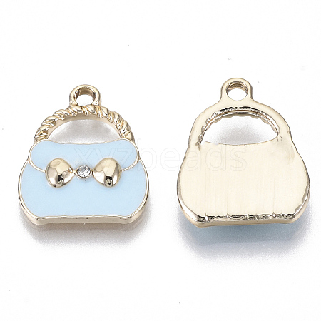 Alloy Enamel Pendants X-ENAM-S119-050C-1