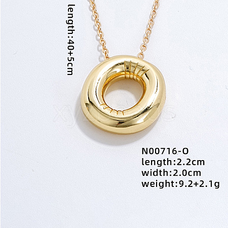 Stainless Steel Party Balloon Letter Pendant Cable Chain Necklaces for Women YF1942-15-1