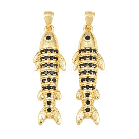 Brass Micro Pave Cubic Zirconia Pendants CU-CBAB3AD-10G-04-1