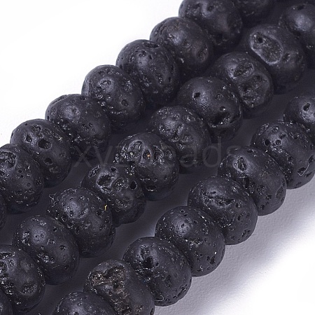 Natural Lava Rock Beads Strands G-E541-05A-1