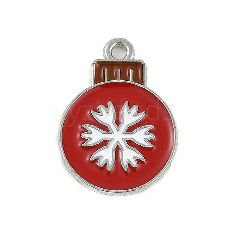 Christmas Theme Alloy Enamel Pendants ENAM-Z020-02I-1