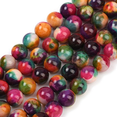 Natural Agate Beads Strands G-NH0001-G14-01-1