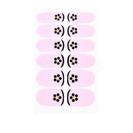 Flower Series Full Cover Nail Decal Stickers MRMJ-T109-WSZ475-1