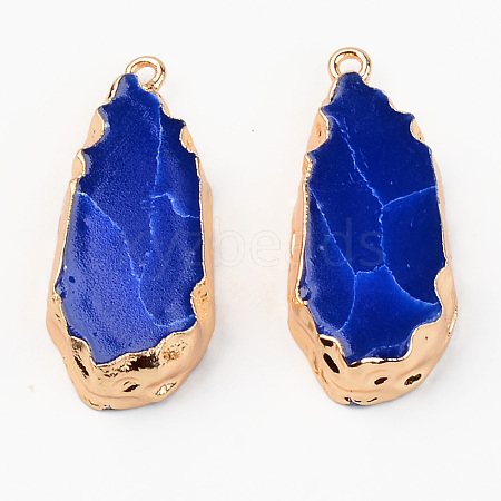 Resin Pendants RESI-R428-016B-1