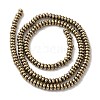 Electroplated Synthetic Non-magnetic Hematite Beads Strands G-I364-I01-01C-2