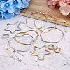 201 Stainless Steel Hoop Earrings Sets EJEW-PJ0001-02-4