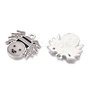 Halloween Theme Rack Plating Luminous Alloy Enamel Pendants ENAM-N056-230P-4