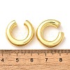 Rack Plating Brass Ring Cuff Earrings for Women X1-EJEW-H135-01G-02-3