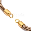 Nylon Cords Bracelet Makings Fit for Connector Charms AJEW-P116-02G-30-2