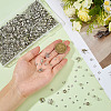8 Styles Iron Bead Caps IFIN-ME0001-25-3