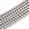 Baking Painted Pearlized Glass Pearl Bead Strands HY-N002-3mm-B05-2