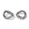 Tibetan Style 316 Surgical Stainless Steel Spring Gate Rings STAS-P362-10A-AS-2