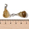 Natural & Synthetic Mixed Gemstone Pendants X-G-B127-03P-3