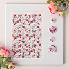 Flower Pattern Ceramics Clay Water Transfer Paper PW-WG87D4C-06-1