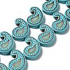 Synthetic Turquoise Dyed Beads Strands G-A218-01B-1