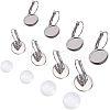 Unicraftale 80Pcs 4 Style 304 Stainless Steel Leverback Earring Findings STAS-UN0024-46-1