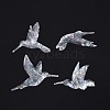 Custom Hummingbird Shape Waterproof PVC Laser Adhesive Stickers DIY-WH0256-001-1