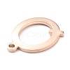 PVD Vacuum Plating  304 Stainless Steel Charms STAS-H112-Q-RG-3