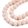 Opaque Solid Color Glass Beads Strands X-EGLA-A034-P10mm-D17-2