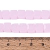 Imitation Jade Glass Beads Strands GLAA-R041-8x8mm-B03-4