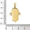 304 Stainless Steel Charms STAS-M341-01G-10-3