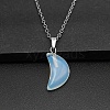 Moon Opalite Pendant Necklaces AK5365-6-1