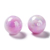 Two Tone Opaque Acrylic Beads LS-SACR-P024-01B-W04-2