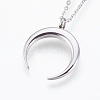 Tarnish Resistant 304 Stainless Steel Pendant Necklaces NJEW-P224-16P-1