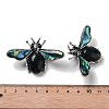 Tibetan Style Alloy Insect Brooches JEWB-A021-03AS-09-3