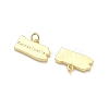Brass Pendants KK-D229-22N-G-2