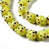 Handmade Bumpy Lampwork Beads Strands LAMP-Q031-005-2