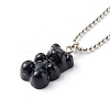 304 Stainless Steel Ball Chain Necklaces NJEW-JN03564-6