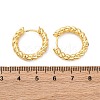 Brass Huggie Hoop Earrings EJEW-L231-31G-2