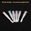 7Pcs 7 Colors Nylon Blunt Tip Dispensing Needle Brush FIND-CA0011-48-4