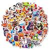 50Pcs Cartoon PVC Adhesive Waterproof Stickers PW-WGF15F9-01-2