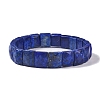 Natural Lapis Lazuli Stretch Bracelets BJEW-F406-B05-1-2