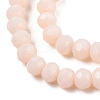 Opaque Solid Color Imitation Jade Glass Beads Strands EGLA-A044-P4mm-D05-3