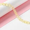 Transparent Glass Beads Strand X1-GLAA-F112-02D-2