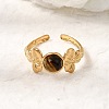 304 Stainless Steel Cuff Open Rings for Women GG-CBAE295-01G-06-1