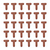 Opaque Acrylic European Beads OACR-TAC0019-006T-2