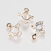 Glass Rhinestone Pendants IFIN-F144-25G-1