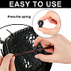 Plastic Spring Cord Lock Stopper Cylinder FIND-OC0001-84-4