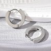 Tarnish Resistant 202 Stainless Steel Huggie Hoop Earrings EJEW-O087-09A-P-4