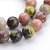 Natural Gemstone Bead Strands G-K152-07-10mm-2